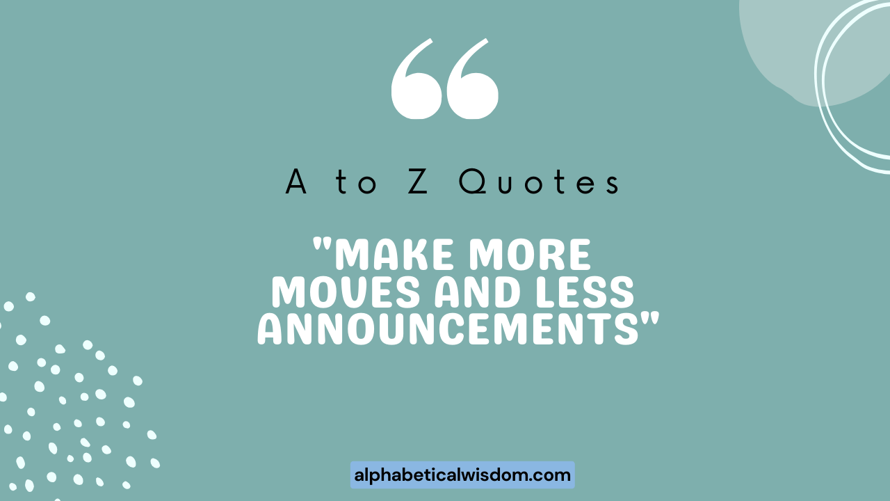 A to Z Quotes