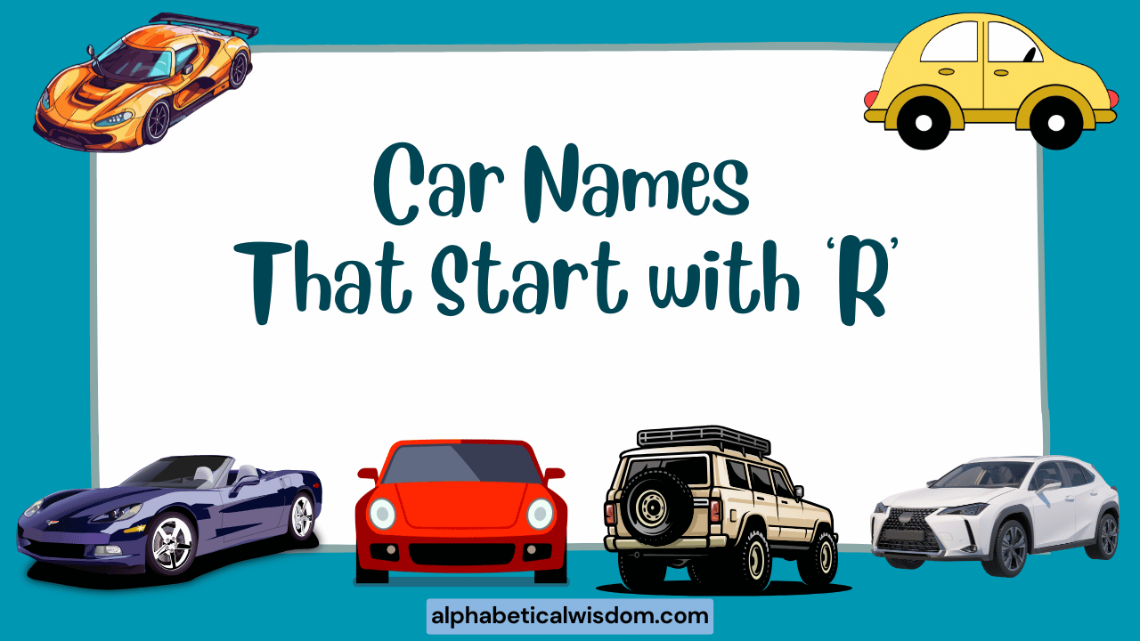 Car Names That Start with R