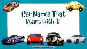 Car Names That Start with S