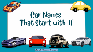 Car Names That Start with U
