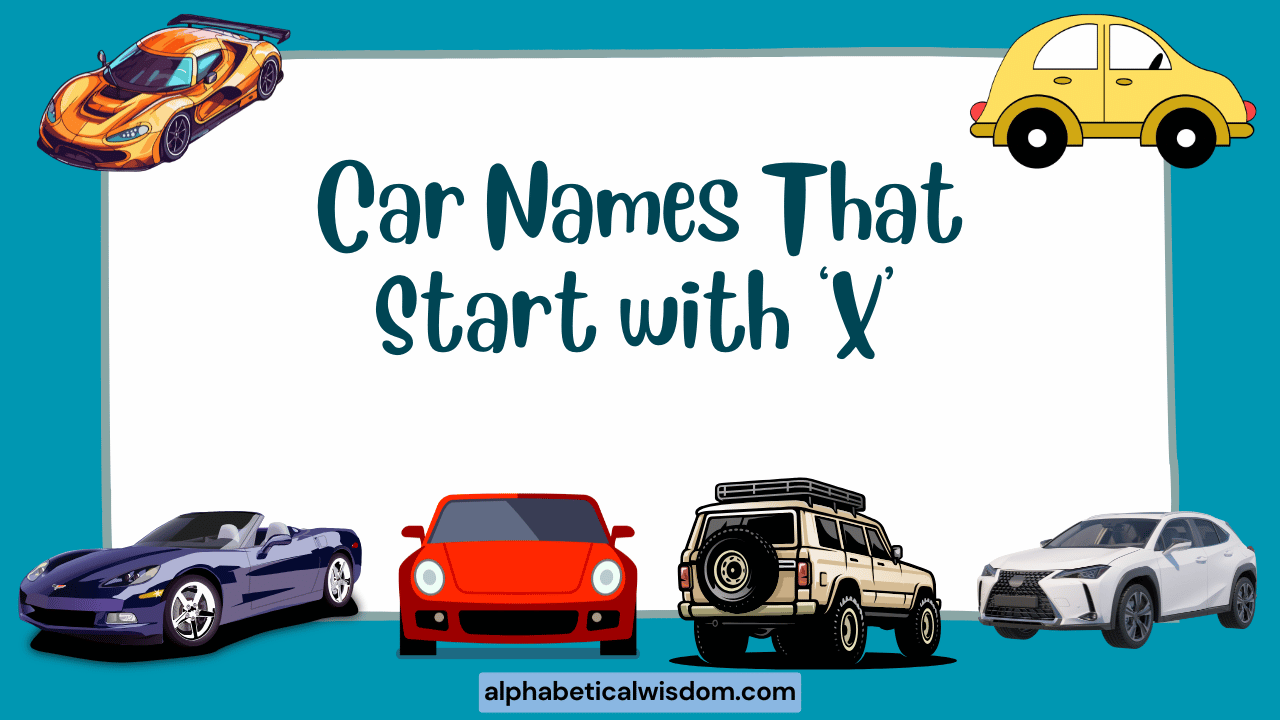 Car Names That Start with X