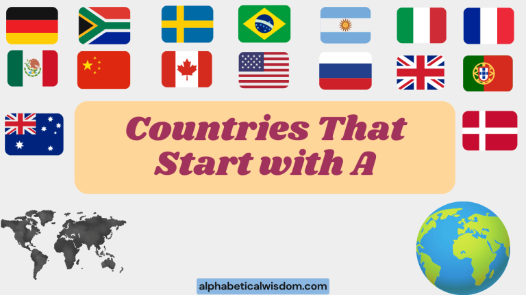 Countries That Start with A