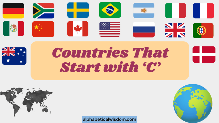 Countries That Start with C