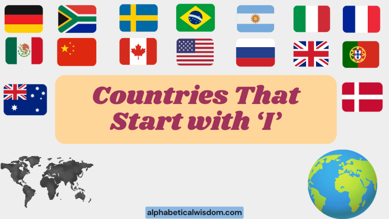 Countries That Start with I
