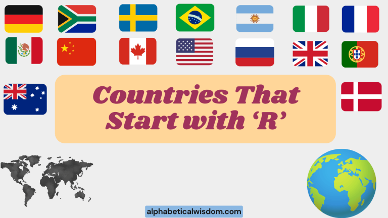 Countries That Start with R