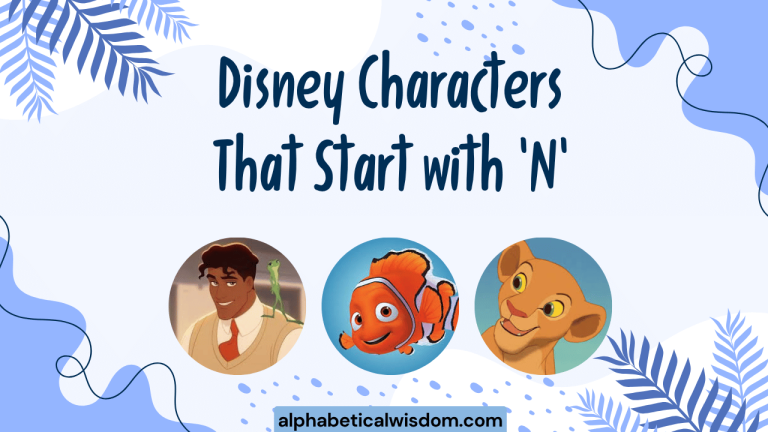 Disney Characters That Start with N
