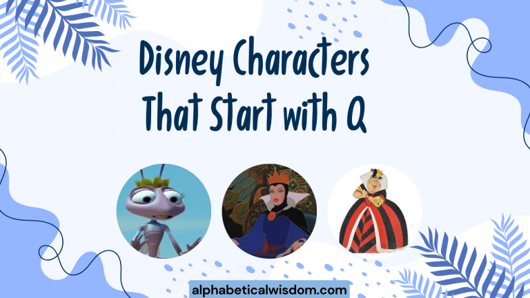 Disney Characters That Start with Q