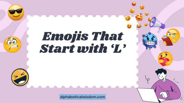 Emojis That Start with L