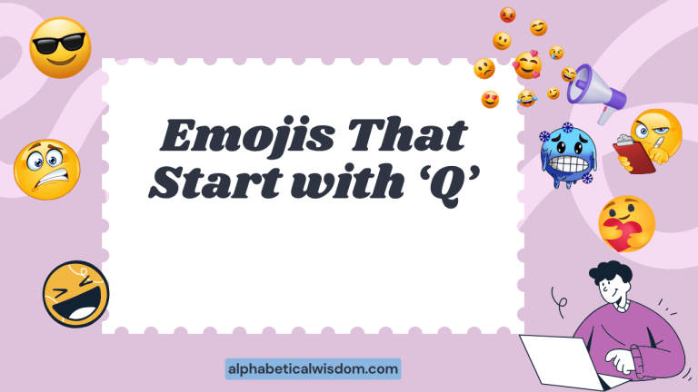 Emojis That Start with Q