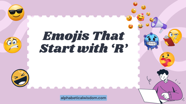 Emojis That Start with R