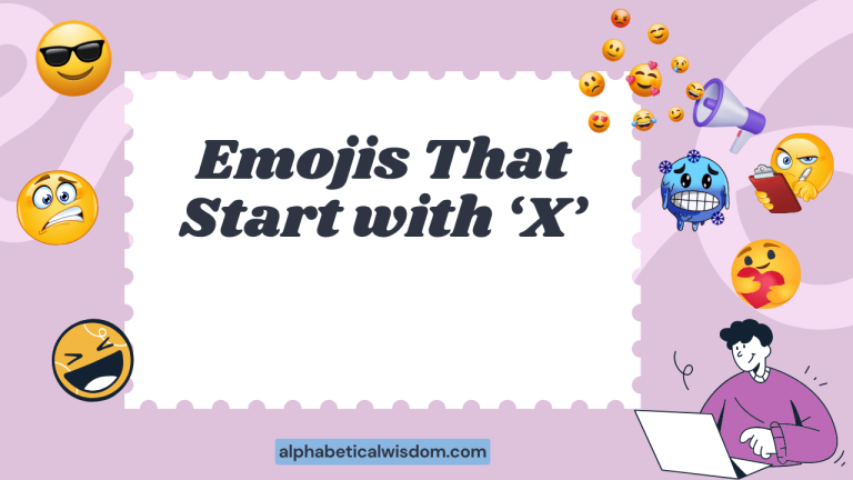 Emojis That Start with X