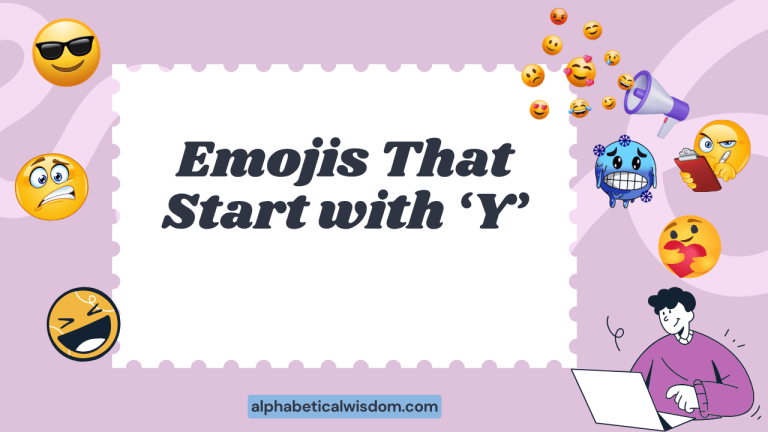 Emojis That Start with Y