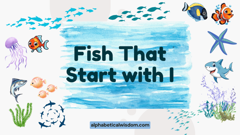 Fish That Start with I