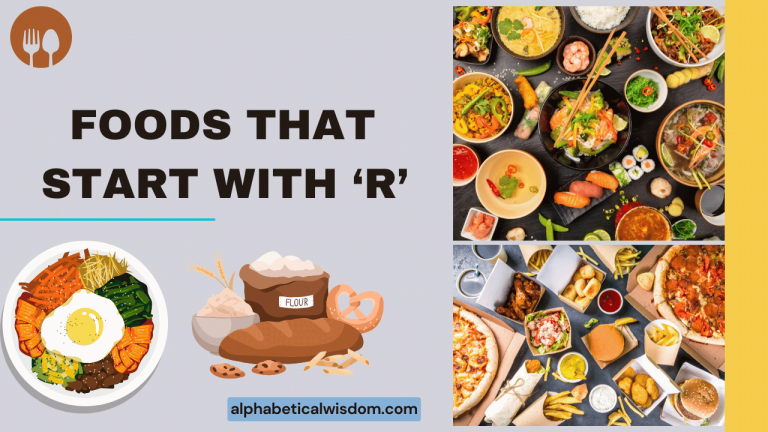 Foods That Start with R