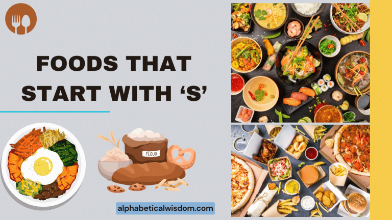 Foods That Start with S