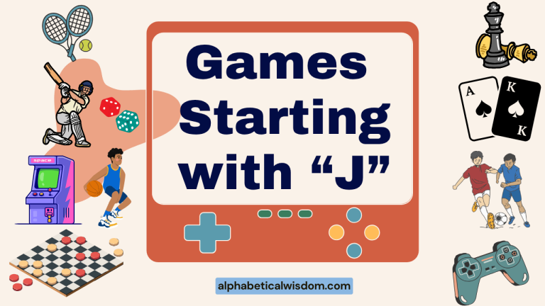 Games Starting with J