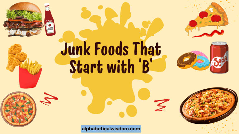 Junk Foods That Start with B