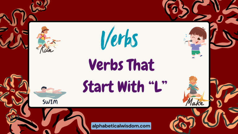 Verbs That Start with L