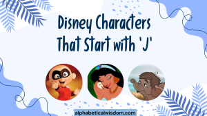 Disney Characters That Start with J