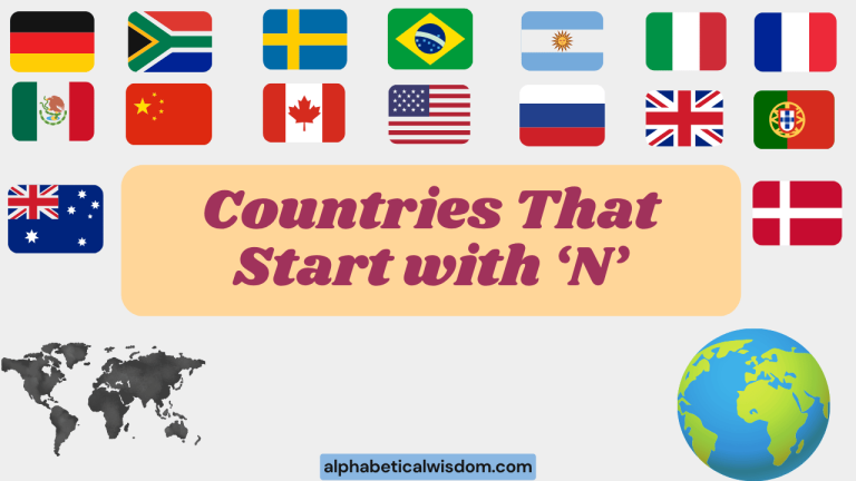 Countries That Start with N