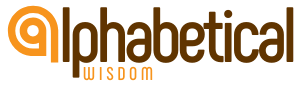alphabetical wisdom logo